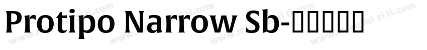 Protipo Narrow Sb字体转换